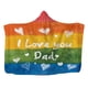 thumbnail image 5 of Manta Con Capucha Capa De Forro Polar Amigable Con La Piel Para Todas Las Estaciones Sofá Napping Dad 130x150cm, 5 of 5