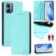 thumbnail image 1 of Funda Billetera con Soporte para Motorola Moto G14 4G Bloqueo RFID Plegable Verde menta, 1 of 6