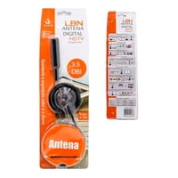 Dm - Antena Tv Digital Lbn Cable 5 Mts Magnetica Azul