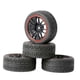 thumbnail image 4 of Paquete De 4 Neumáticos De Goma De 65 Mm Para WLtoys 144001 124018 On/Off Road Car Accs I, 4 of 5