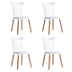 thumbnail image 1 of Pack 4 Sillas De Comedor Windsor Blanco, 1 of 6