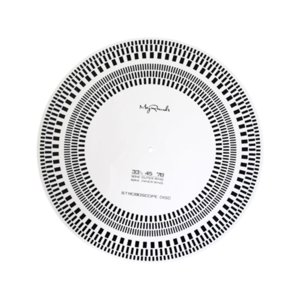 Bothyi - Tachómetro De Vinilo Profesional Strobe Disco Acrílico Fonógrafo Herramienta De Calibración