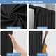 thumbnail image 4 of Cortina de fondo ESGOTBME negra 3x3 m, suave, sin arrugas, 4 of 8