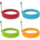 thumbnail image 1 of Aros para huevo de silicona YOLCAR, 4 pulgadas, 4 piezas, 1 of 3
