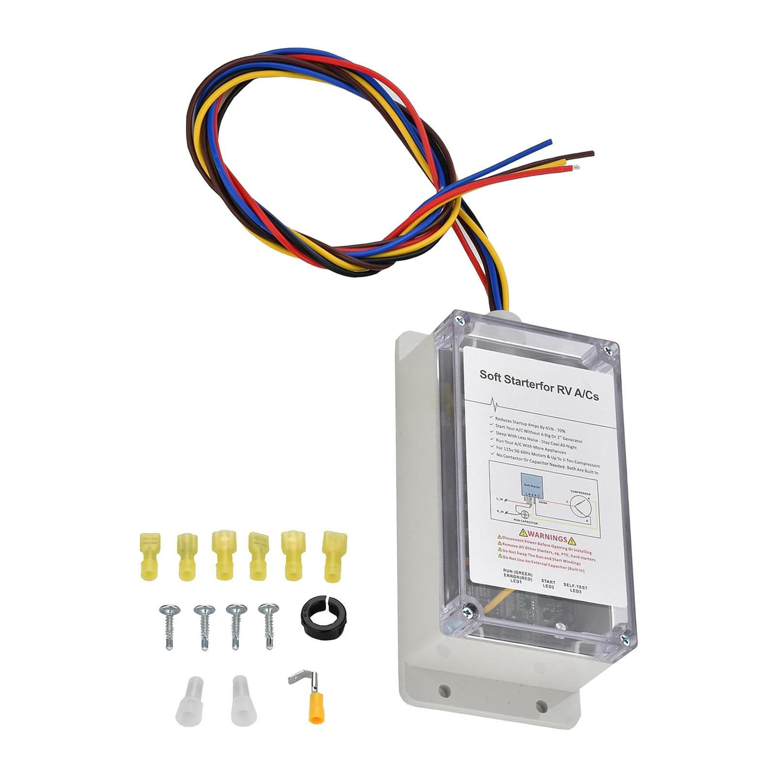 Magideal - Kit De Arranque Suave De Aire Acondicionado Genérico, Kit De Arranque Suave Para Vehículos Recreativos, Mantenimiento De Equipos Eléctricos Con Genera