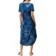 thumbnail image 3 of INSPIRE CHIC Camiseta de Noche Larga con Cuello en V y Manga Corta para Mujer, Vestido de Dormir Suave Tie Dye con Bolsillos Laterales para Primavera Verano 2XL Azul Tie Dye, 3 of 6