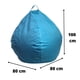 thumbnail image 3 of Pouf Pera Turquesa Omega 100x80x80, 3 of 3