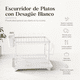 thumbnail image 5 of Secaplatos Blanco Con Desagüe Y Bandeja Recolectora, 5 of 8