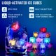 thumbnail image 3 of Cubos de Hielo LED Nonley - Pack de 12 Impermeables y Brillantes en la Oscuridad, 3 of 7