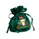 thumbnail image 2 of Bolsas De Regalo De Navidad Con Cordones Bonitos Recuerdos De Fiesta A?o Nuevo Papá Noel Verde Grande, 2 of 5
