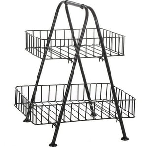 Concepts Life - Organizador Multiuso Canastos 2 Niveles Metal