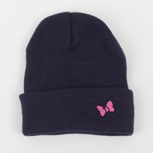 Gorro Escolar Niña Pin Azul Marino Minnie Disney