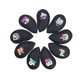 thumbnail image 2 of PU Golf Iron Head Covers Durable Portable Para Equipo De Entrenamiento De Golfista, 2 of 5