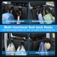 thumbnail image 3 of Gancho para reposacabezas de asiento de coche Amooca tipo S, negro, paquete de 4, 3 of 7