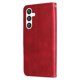 thumbnail image 2 of Funda tipo cartera para Samsung Galaxy S23 FE con bolsillo con cremallera y ranuras para tarjetas – Función de soporte Rojo, 2 of 6