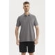thumbnail image 1 of Polera Hombre Pique Detalle En Cuello Gris, 1 of 4