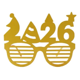 thumbnail image 1 of Gafas de Fiesta de Año Nuevo 2026 Doradas, 1 of 2