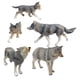 thumbnail image 3 of Lobo Animal Modelo Animal Salvaje Zoológico Granja Modelo Juguete Plástico Para Ni?os Educación, 3 of 5