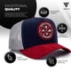 thumbnail image 2 of Gorra Urban Effort 5 Paneles Malla Snapback (Azul y Vino), 2 of 6