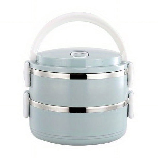 1pc, Portable Stainless Steel Lunch Box, Kids Bento Box Leak-Proof Food Container,Eco-friendly Sealed Lunch Box,Kitchen Dinnerware,Multi-Layer Lunch Box For Kids School Food Storage Container ,Outdoor