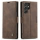 thumbnail image 1 of 1pc Flip Case For Samsung Galaxy S23 S22 Ultra Note 10 Note 20 Ultra Retro Magnetic Card Artificial Leather Wallet, 1 of 3