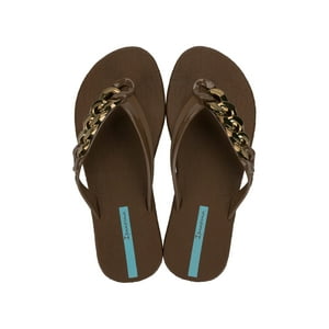 Sandalia Mujer Café/Bronce Metal Glam Ipanema
