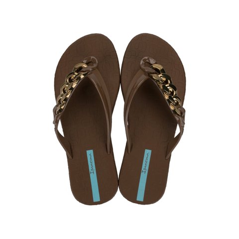 Sandalia Mujer Café/Bronce Metal Glam Ipanema