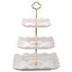 thumbnail image 1 of Soporte para Cupcakes Sumerflos de 3 Niveles en Porcelana Blanca, 1 of 7