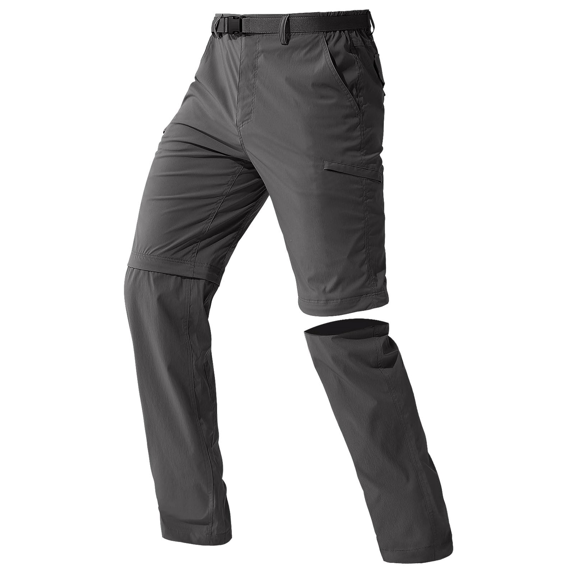 Freesoldier - Pantalones De Senderismo Convertibles Free Soldier Para Hombre, Grises, 34w/30l