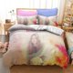 thumbnail image 1 of Black_pink 3 Pcs Comforter Set with 2 Pillowcases,Blackpin_k Bedding Set Sheet Set for Kids Adults,All Season Lightweight, 1 of 5