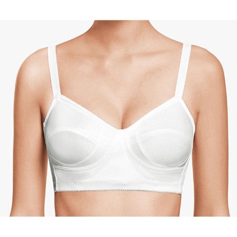 Sostén Mamoplastia Reducción Color Blanco Talla 105-Blunding