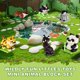 thumbnail image 2 of Set de construcción FUN LITTLE TOYS para fiestas para niños con 12 animales, 2 of 6