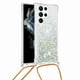 thumbnail image 2 of Funda FOXDOCK para Samsung Galaxy S21 Ultra con Cuerda Ajustable, Brillo Líquido, Protección Antigolpes y Lente – Ideal para Regalo, 2 of 6