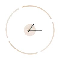 Magideal - Reloj De Pared Suspendido Moderno, Decorativo Nórdico, Ligero, Elegante, Grande, 30 Cm, Simple Para El Hogar, Hotel, Bar, Decoración De Pared, Adorno, Color Madera