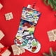 thumbnail image 4 of Alphabet Lore Tema: Calcetines de Navidad, fino lino blanco para colgar en escaleras y chimenea, decoración navideña para el hogar, regalo de Navidad. 54cm × 38cm, 4 of 5