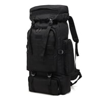 Importclick - Mochila Táctica Camping Trekking Senderismo 80 L Negro