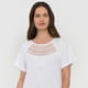 thumbnail image 3 of Polera Mujer Escote Macramé Ecru Corona, 3 of 5