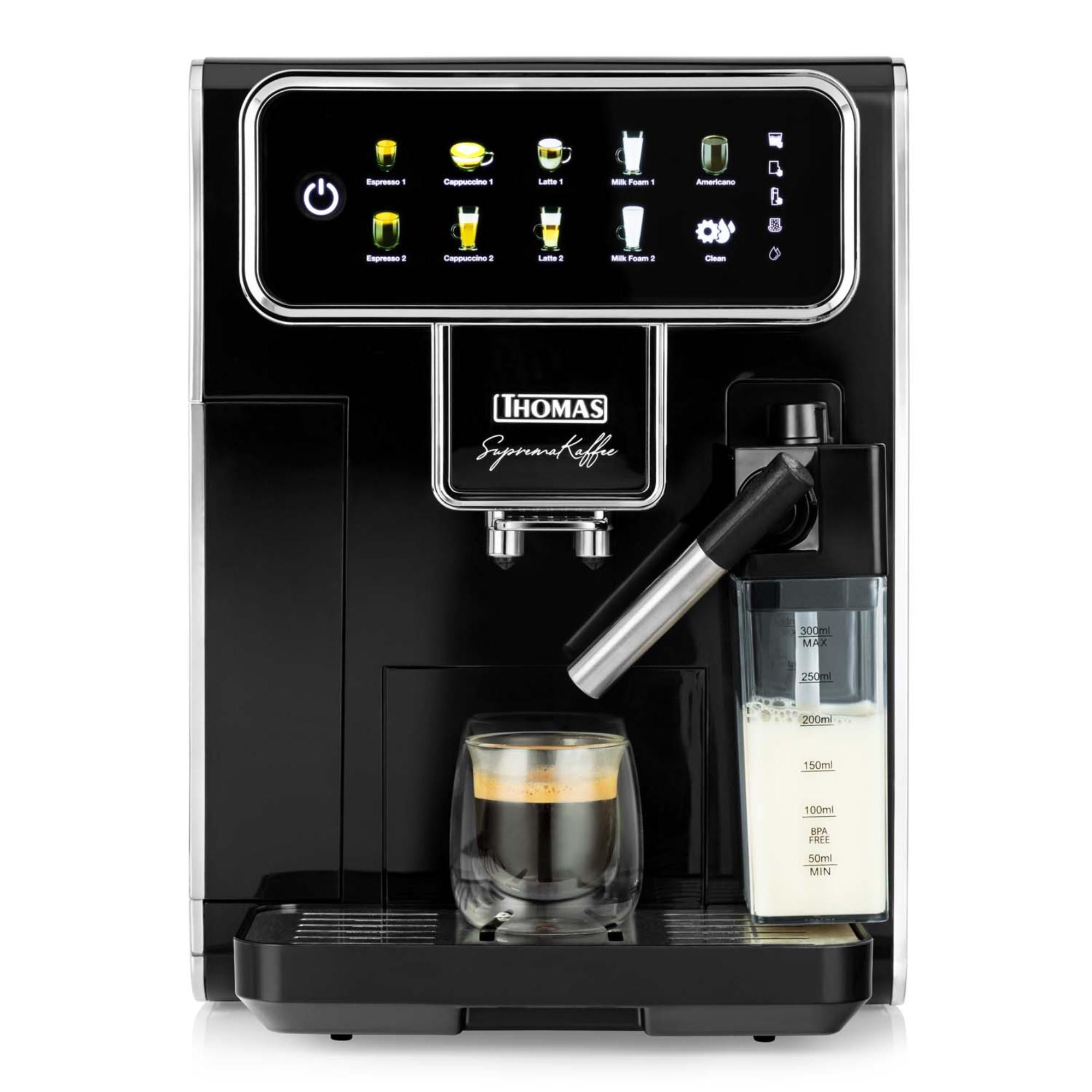 Thomas - Cafetera Automática Supremakaffee Th-175Deml 1.5 Litros 1350W Negro