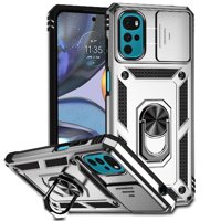 Estuche Gangxun Para Motorola Moto G22, Soporte Giratorio 360°, Estilo Mecánico Y Magnético