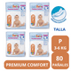 thumbnail image 2 of Pack x4 Pañal Emubaby Comfort P 80 pañales, 2 of 2