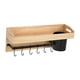 thumbnail image 4 of Estante de pared de cocina Ganchos extraíbles Ganchos para abrigos Estante para utensilios Cubiertos Estantes flotantes para cocina Bar Dormitorio Res, 4 of 5