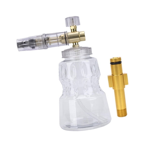 Pulverizador De Espuma A Presión Para Lavado De Autos, Botella De Espuma De Gran Capacidad De 1 L Para Jardín, Adaptador C