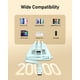 thumbnail image 5 of Power Bank VEEKTOMX 20000 mAh con cables integrados para iPhone, 5 of 7