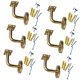 thumbnail image 5 of 6 Piezas De Soporte De Barandilla De Acero Inoxidable Para Escaleras De Pasillo, Soportes De Pasamanos De 6 Cm X 6 Cm, Planos Y Fijos, 5 of 5