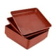 thumbnail image 1 of 10 Uds. Bandejas Para Plantas, Platillos Ligeros Para Plantas Para Interiores, Exteriores, Patio, Balcón, Rojo, 1 of 3