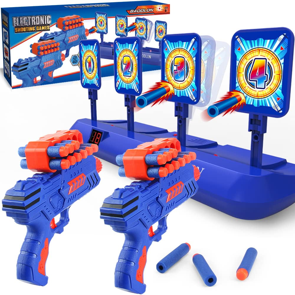 Shooting Target Baodlon Digital Con Pistola De Dardos De Espuma Para Niños Mayores De 5 Años