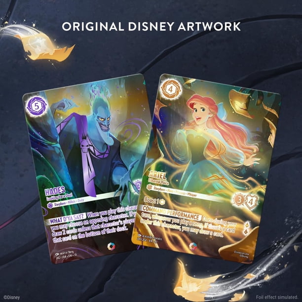 Caja De Almacenamiento De Cartas Disney Lorcana Whispers Tcg | Lider