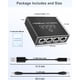thumbnail image 5 of Divisor Ethernet LIEZHUA 1 a 4 1000 Mbps con cable LAN Cat 6, 5 of 9