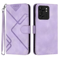 Funda Foxdock Para Motorola Moto Edge 40 – Tipo Libro Con Soporte, Billetera, Correa Y Diseño Elegante