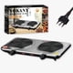 thumbnail image 1 of Cocina Encimera Eléctrica 2 Platos 2000W Cocinilla Premium Plateada, 1 of 8